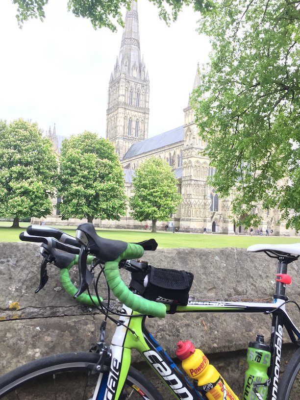 Salisbury Cathedral - Cannondale Liquid Gas SuperSix