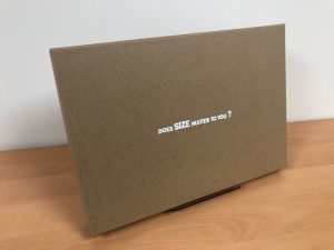 Large format poster - in a box for promotional purposes