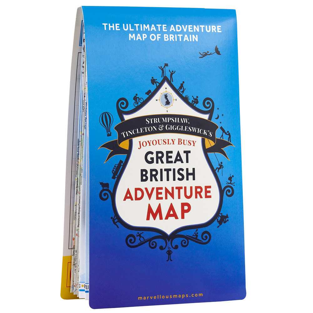 ST&G's Joyously Busy Great British Adventure Map