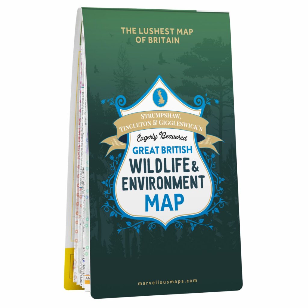 great British wildlife map