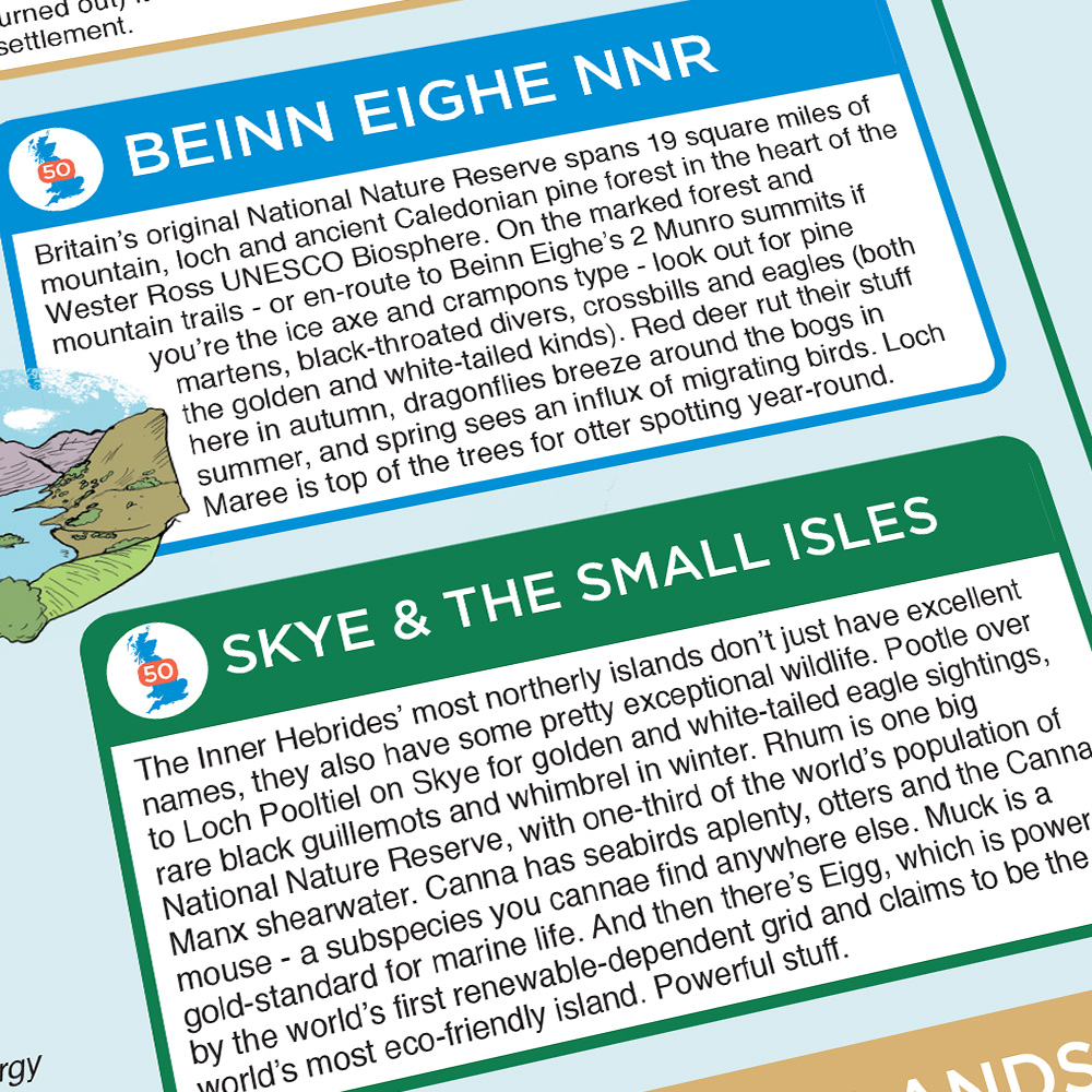 map of UK wildlife 