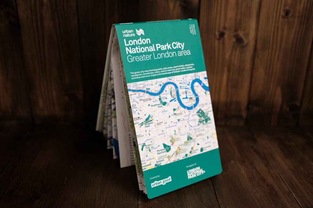 Hot off our presses – the London National Park City map