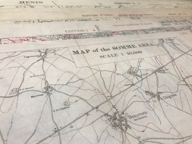World War 1 Trench Maps - The Somme